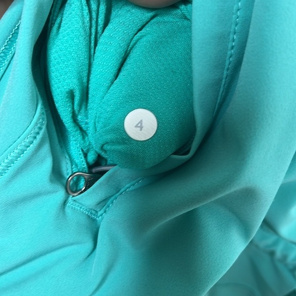 Lululemon Blue 1/2 Zip Lightweight Hood Jacket Women Size 4 - Picture 7 of 7